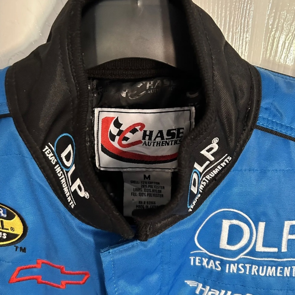 RARE chase authentics DLP Texas SIGNED tony raines NASCAR jacket mens m 2006 - Picture 3 of 8